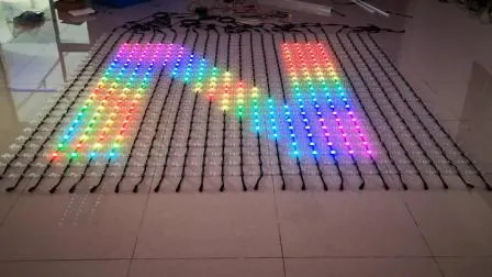 12VDC RGB LED Flexible Net Mesh Screen Pixel Light