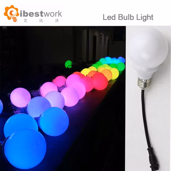 LED Bulb Light RGB DMX E27 Music Bulb Effect Light