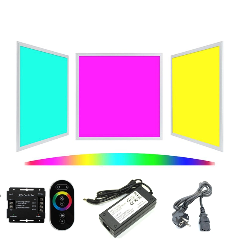 Costom RGB LED Suspended Ceiling Light Panel 60X60 Color Changing LED Panel Light