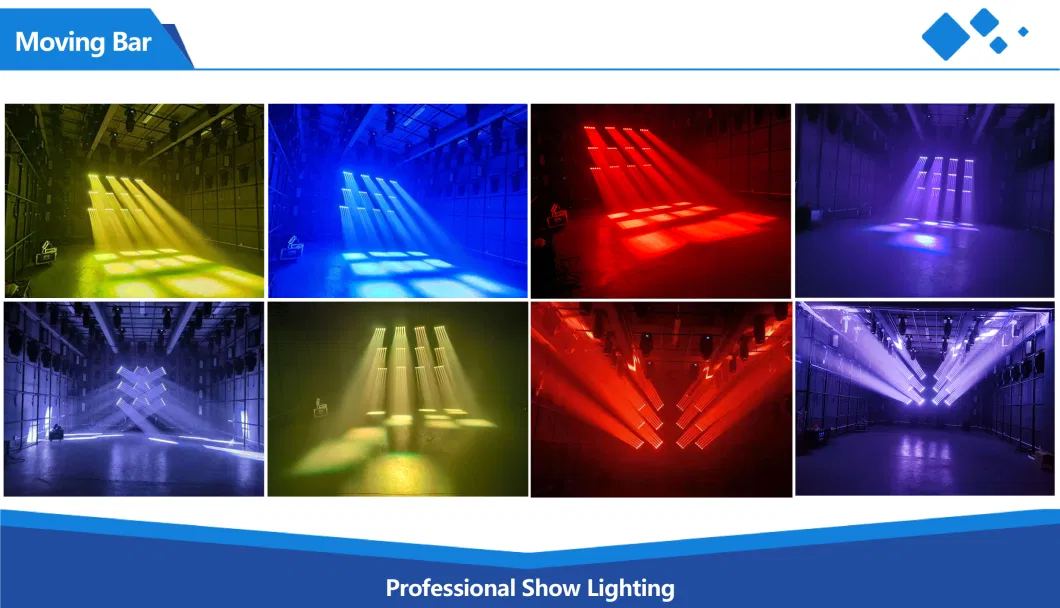 5X60W Disco DJ Light Multi Color Double Side Zoom Stage Moving Head Lighting