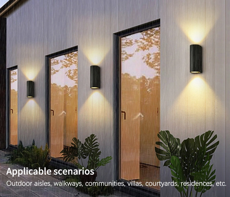 Waterproof IP65 Aluminum Garden Balcony Sconces Porch Yard Aisle Home LED Outdoor Lighting