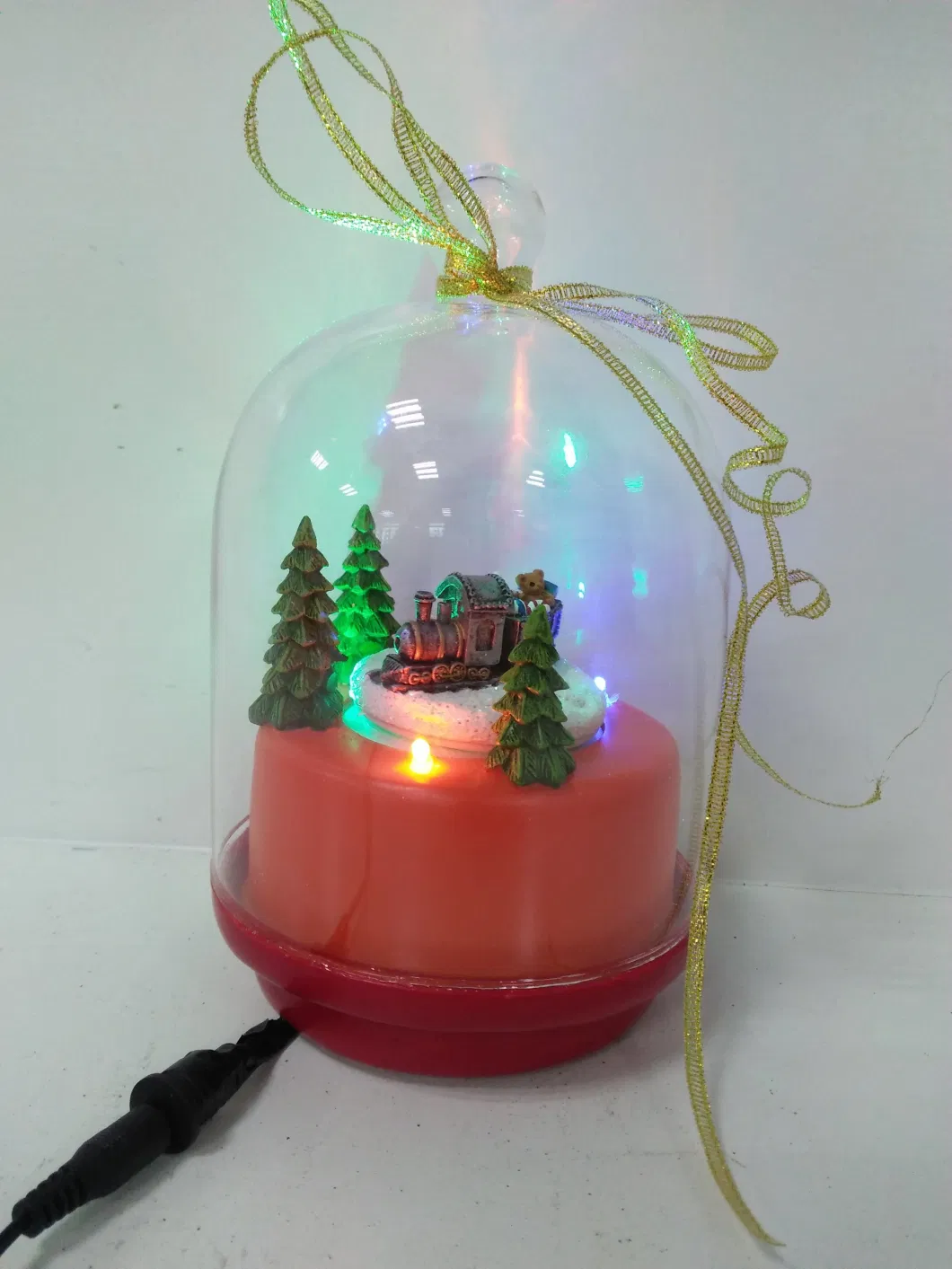 LED Ball for Home Decor, Christmas Snow Globe, Christmas House Now Globe 3D Souvenir Resin Water Ball Snow Globe