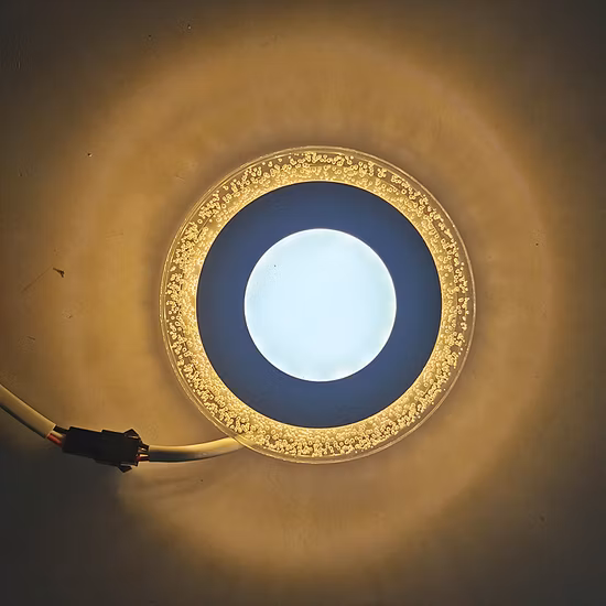 3+3W 18+6W White RGB Two Color LED Ceiling Panel Light Basic Customization