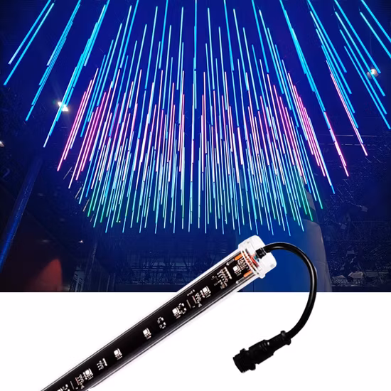 3D Pixel Tube Lights DMX RGB LED Tube Light for Christmas Club Decoration