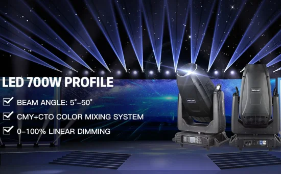 LED 700W Bsw Cmy Profile Moving Head Stage Lighting