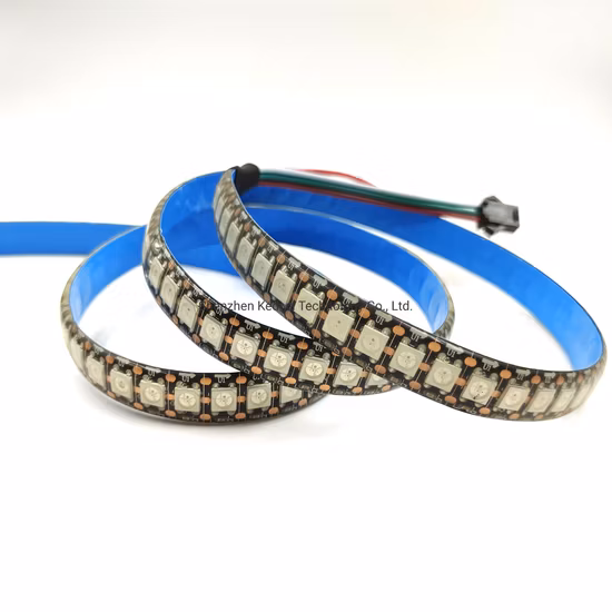 High Brightness Dream Color 5050 RGB Pixel Luces LED 30 LEDs/M Addressable Built in IC Ws2811 DC 12V Digital LED Strip Light